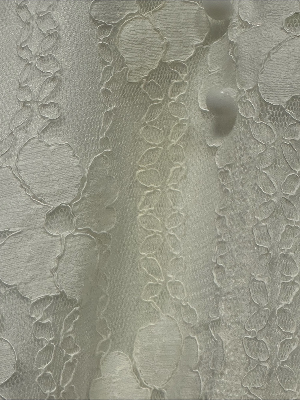 SHEIN White Floral Lace V-Neck Mini Dress - Picture 4 of 5